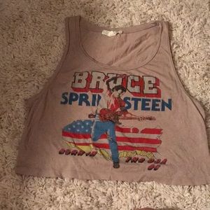 Bruce Springsteen crop top